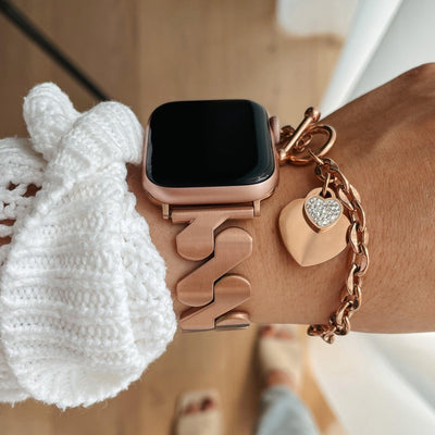 Electra Stainless Strap | apple, Apple Watch accessories, apple watch bands, apple watch bands cheap, apple watch bands clearance, apple watch bands for women, apple watch bands sale, Apple Watch gadgets, Apple Watch gear, Apple Watch Straps, gold, men, metal, rose gold, series 9, silver, stainless steel, watch bands for Apple Watch, watch straps for Apple Watch, women | WizeBand